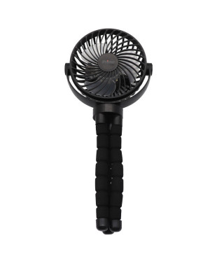 Ανεμιστήρας Mini Flexible PRMF-80691 Primo 4'' 10cm Μαύρος Επαναφορτιζόμενος