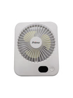 Ανεμιστήρας Mini PRMF-80692 Primo 5'' 12.5cm Λευκός Επαναφορτιζόμενος