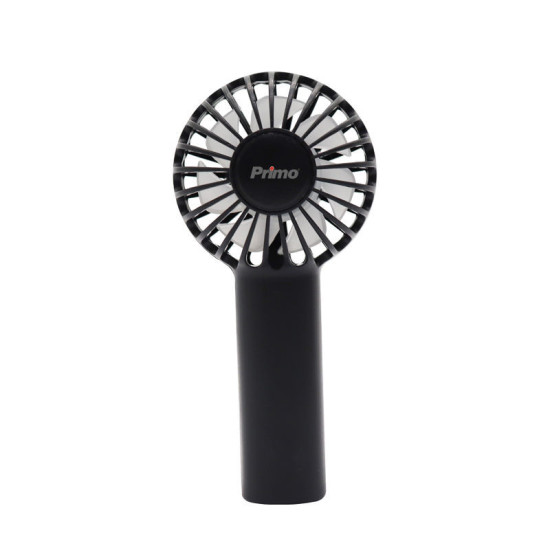 Ανεμιστήρας Mini Χειρός PRMF-80690 Primo 2.5'' 6cm Μαύρος Επαναφορτιζόμενος