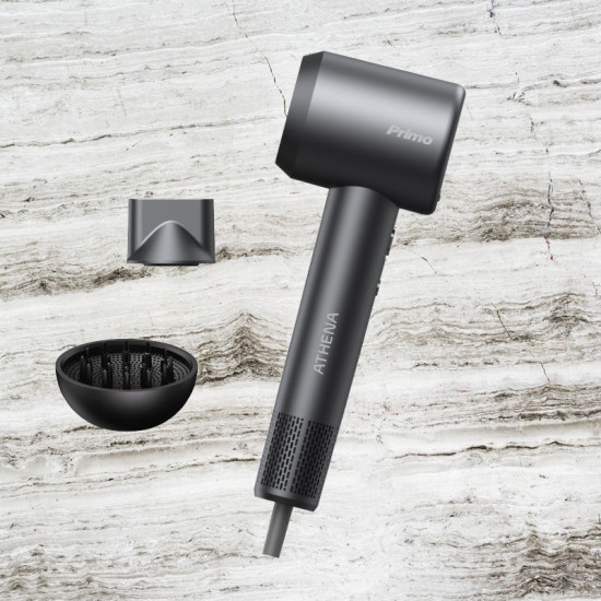 Σεσουάρ PRHD-40503 Primo 1600W BLDC Με λειτουργία ιονισμού Ανθρακί