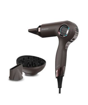 Σεσουάρ PRHD-40534 Primo 1800W BLDC Με λειτουργία ιονισμού Chocolate