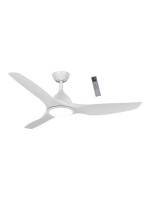 Ανεμιστήρας Οροφής PRCF-80723 Primo 52'' 132εκ. Με Τηλεχειριστήριο 1Φως LED 3Φτερά Λευκός