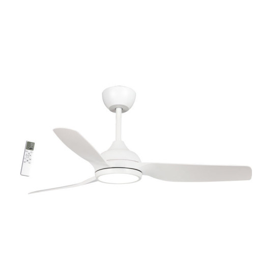 Ανεμιστήρας Οροφής PRCF-80727 PRIMO 52'' 132εκ. Με Τηλεχειριστήριο 1 Φως LED 3Φτερά IP66 με WiFi Λευκός