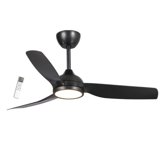Ανεμιστήρας Οροφής PRCF-80728 PRIMO 52'' 132εκ. Με Τηλεχειριστήριο 1 Φως LED 3Φτερά IP66 με WiFi Μαύρος