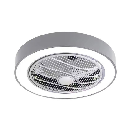 Ανεμιστήρας Οροφής PRCF-80670 Primo DC 19'' 48εκ. Με Τηλεχειριστήριο 1Φως LED Λευκός-Γκρι