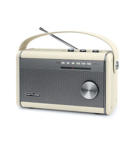 Ραδιόφωνο M-098SC MUSE Μπαταρίας-Ρεύματος με Bluetooth Κρεμ
