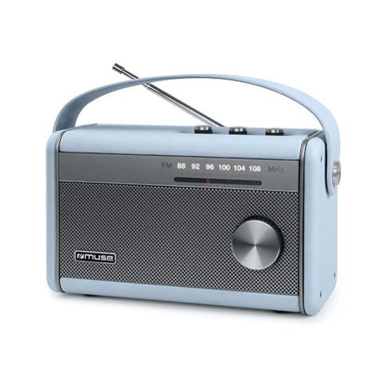 Ραδιόφωνο M-098VB MUSE Μπαταρίας-Ρεύματος με Bluetooth Μπλε