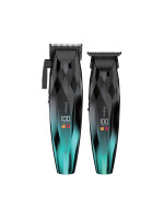 Σετ Κουρευτικές μηχανές PRΗΤ-40560B+PRHT-40560S PRIMO Επαναφ Digital Πράσινο mirror