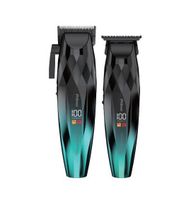 Σετ Κουρευτικές μηχανές PRΗΤ-40560B+PRHT-40560S PRIMO Επαναφ Digital Πράσινο mirror