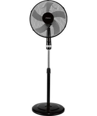 Ανεμιστήρας Ορθοστάτης 16'' 40CM PRSF-80448 Primo Μαύρος-Γκρι 5Φτερά 50W
