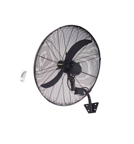 Ανεμιστήρας Τοίχου PRWF-80455 Primo 26'' 65εκ. Βιομηχανικός 200W Με Τηλεχειριστήριο Μαύρος