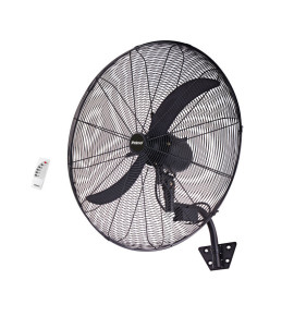 Ανεμιστήρας Τοίχου PRWF-80512 Primo 30'' 75εκ. Βιομηχανικός 240W Με Τηλεχειριστήριο Μαύρος