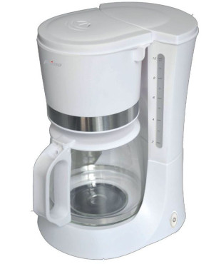 Καφετιέρα φίλτρου PRCM-40214 Primo Eco 1.2L 10φλ Λευκή-Inox