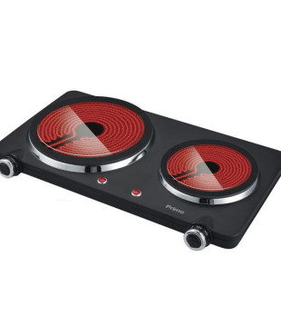 Κεραμική εστία Διπλή PRCP-40252 Primo 16.5εκ.-1000W + 22εκ.-1500W Μαύρη