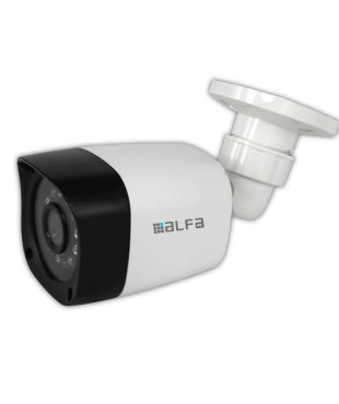 Ομοίωμα κάμερας DM054 Alfaone με real φακό και Flash light Λευκό