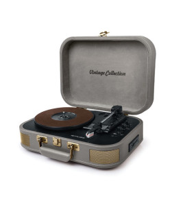 Πικάπ-Bluetooth MT-201BTG MUSE Με USB Γκρι