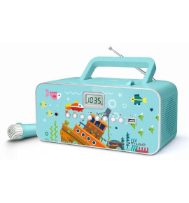 Ραδιόφωνο Cd-Player M-29KB MUSE Με Μικρόφωνο Μπαταρίας-Ρεύματος Ψηφιακό