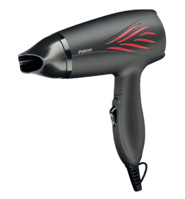 Σεσουάρ PRHD-40217 Primo 1200W DC Travel Σπαστή λαβή Μαύρο Matt