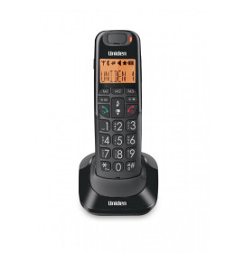 Τηλέφωνο Ασύρματο Με Μεγάλα Πλήκτρα UNIDEN AT-4105 Μαύρο
