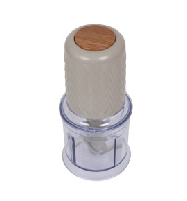 Πολυκόπτης PRFC-40448 Primo 3πλό Mαχαίρι 500W 700ml Γκρι-Wooden