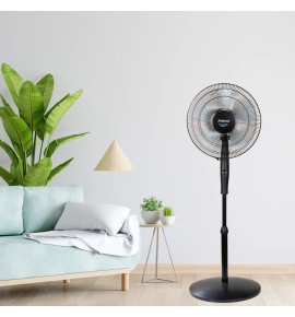 Ανεμιστήρας Ορθοστάτης PRSF-80601D Primo 16'' 40εκ. Με Τηλεχειριστήριο και DC μοτέρ Μαύρος