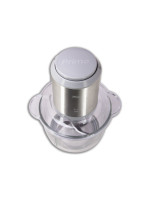 Πολυκόπτης PRFC-40486 500W 2L με γυάλινο μπωλ inox/γκρι