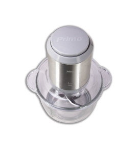 Πολυκόπτης PRFC-40486 500W 2L με γυάλινο μπωλ inox/γκρι