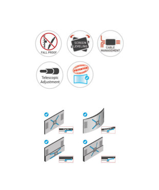 Βάση Τηλεόρασης Δαπέδου DTP410 Barkan 13
