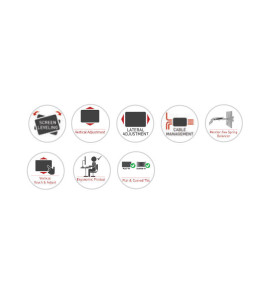 Βάση Οθόνης Γραφείου M121P.B Barkan 13