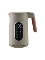 Βραστήρας PRCK-40496 Primo 1.7L 2200W Digital Ανοξείδωτος Cool touch Wooden/Γκρι
