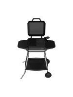 Μπάρμπεκιου PRBQ-40499 Primo Με σταντ 3050W Με πλαϊνά ράφια + καπάκι 41.8X37.3εκ. Μαύρο/Inox