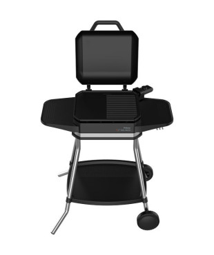 Μπάρμπεκιου PRBQ-40499 Primo Με σταντ 3050W Με πλαϊνά ράφια + καπάκι 41.8X37.3εκ. Μαύρο/Inox