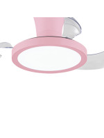 Ανεμιστήρας Οροφής PRCF-80684 Primo Kids Series DC 26'' 65εκ. Με Τηλεχειριστήριο 1 Φως LED 3Φτερά Ροζ