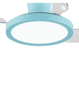 Ανεμιστήρας Οροφής PRCF-80685 Primo Kids Series DC 26'' 65εκ. Με Τηλεχειριστήριο 1 Φως LED 3Φτερά Μπλέ