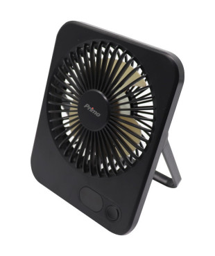 Ανεμιστήρας Mini PRMF-80693 Primo 5'' 12.5cm Μαύρος Επαναφορτιζόμενος