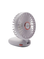 Ανεμιστήρας Mini PRMF-80695 Primo 3.5'' 9cm Λευκός Επαναφορτιζόμενος