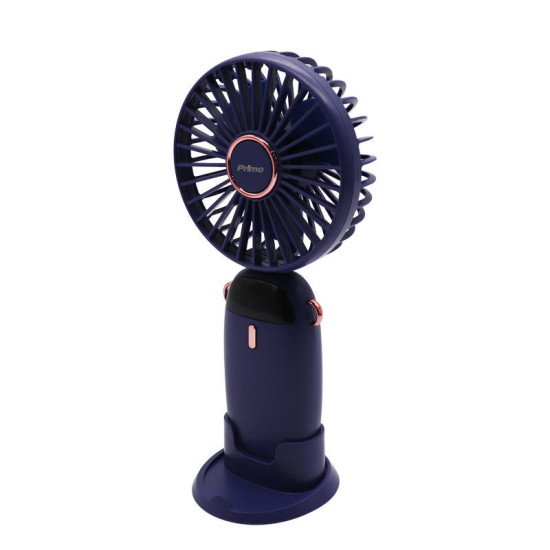 Ανεμιστήρας Mini PRMF-80696 Primo 3.5'' 9cm Μπλέ Επαναφορτιζόμενος