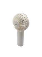 Ανεμιστήρας Mini Χειρός PRMF-80689 Primo 2.5'' 6cm Λευκός Επαναφορτιζόμενος