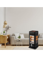 Θερμάστρα Χαλαζία PRQH-81118 Primo 2000W Μαύρη