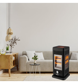 Θερμάστρα Χαλαζία PRQH-81118 Primo 2000W Μαύρη