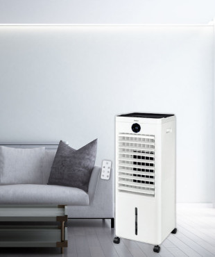Air Cooler PRAC-80709 Primo Με Τηλεχειριστήριο 12L 65W Λευκό