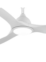 Ανεμιστήρας Οροφής PRCF-80723 Primo 52'' 132εκ. Με Τηλεχειριστήριο 1Φως LED 3Φτερά Λευκός