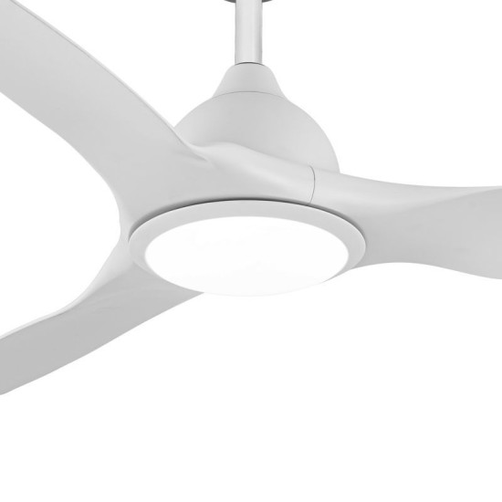 Ανεμιστήρας Οροφής PRCF-80723 Primo 52'' 132εκ. Με Τηλεχειριστήριο 1Φως LED 3Φτερά Λευκός