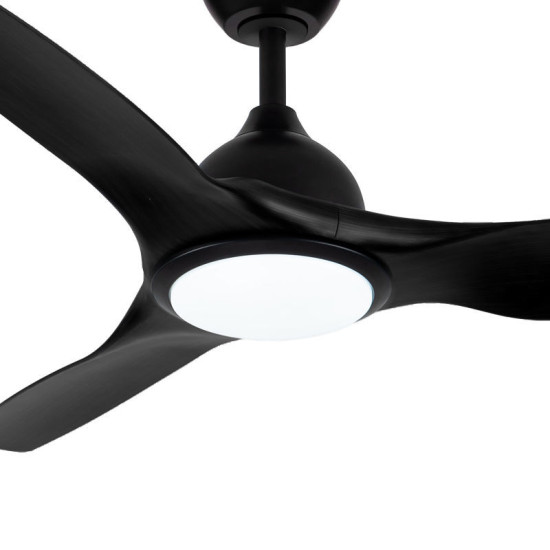 Ανεμιστήρας Οροφής PRCF-80724 Primo 52'' 132εκ. Με Τηλεχειριστήριο 1Φως LED 3Φτερά Μαύρος