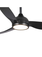 Ανεμιστήρας Οροφής PRCF-80728 PRIMO 52'' 132εκ. Με Τηλεχειριστήριο 1 Φως LED 3Φτερά IP66 με WiFi Μαύρος