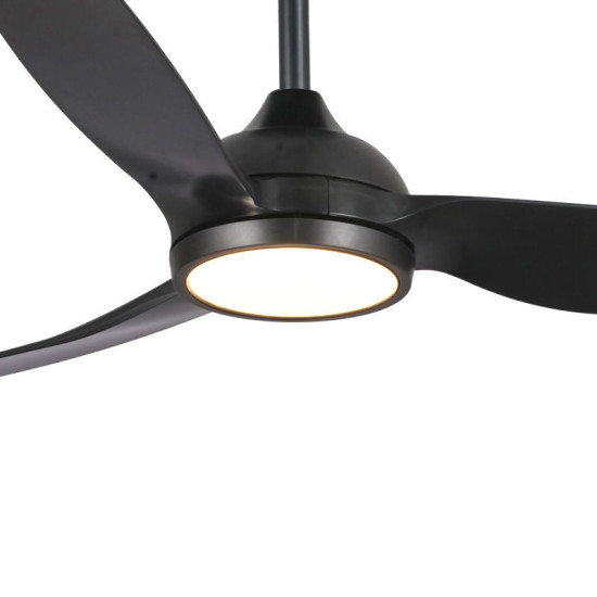 Ανεμιστήρας Οροφής PRCF-80728 PRIMO 52'' 132εκ. Με Τηλεχειριστήριο 1 Φως LED 3Φτερά IP66 με WiFi Μαύρος