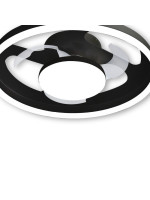 Ανεμιστήρας Οροφής PRCF-80725 Primo 20'' 50εκ. Με Τηλεχειριστήριο 1Φως LED 3 Φτερά Μαύρος