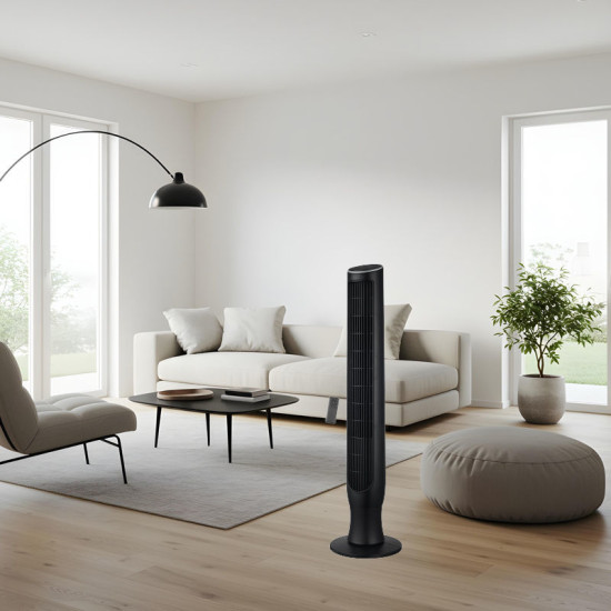 Ανεμιστήρας Πύργος PRTF-80731 Primo 42'' 107εκ. Με Τηλεχειριστήριο Μαύρος