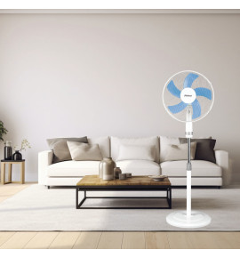 Ανεμιστήρας Ορθοστάτης PRSF-80447 Primo 16'' 40εκ. Λευκό - Μπλε