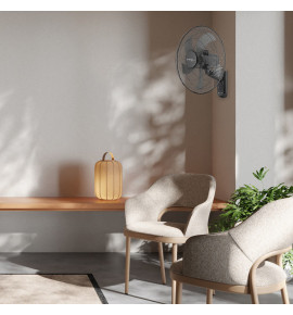 Ανεμιστήρας Τοίχου 15833R Primo 18'' 45εκ. Με Τηλεχειριστήριο Μαύρος